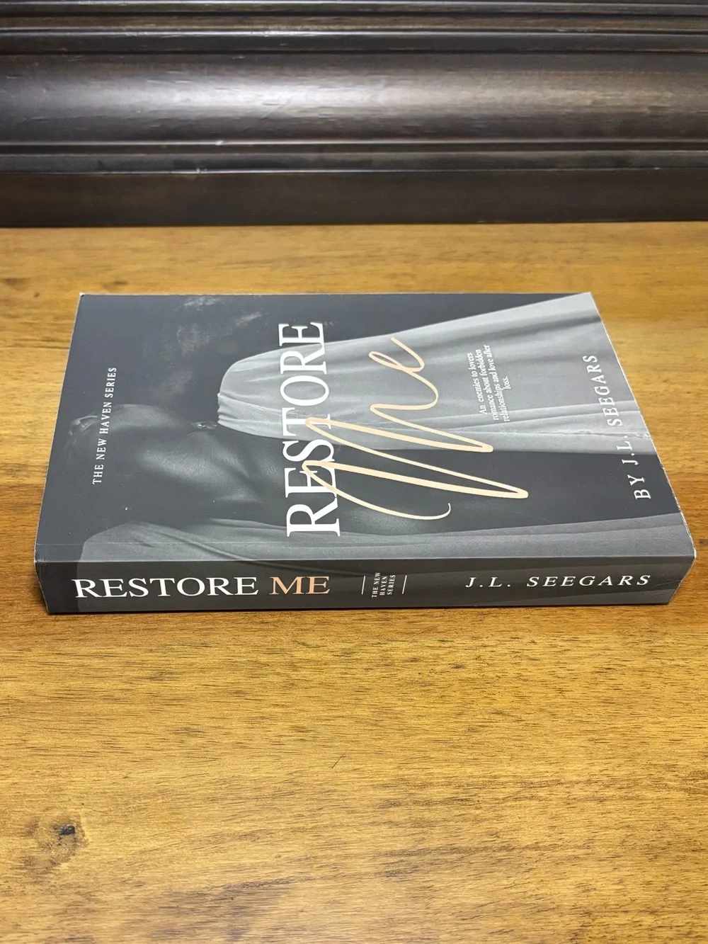 Restore Me by J.L. Seegars - Black & Cream Paperback